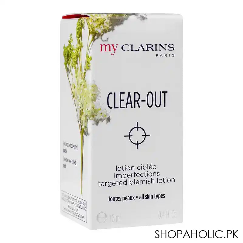 Clarins Paris Clear Out Blemish Lotion, All Skin types, 13ml - Main Image
