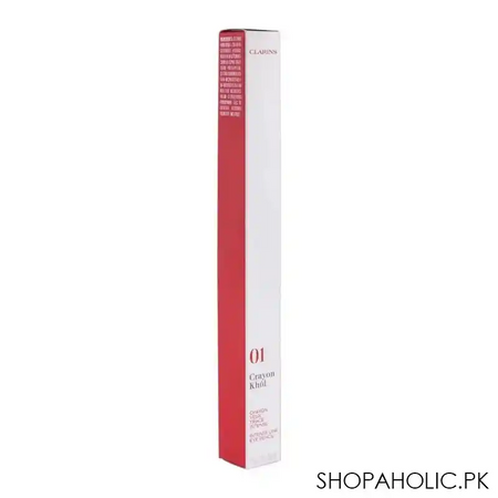 clarins paris crayon khol intense line eye pencil, 01 extreme black image2