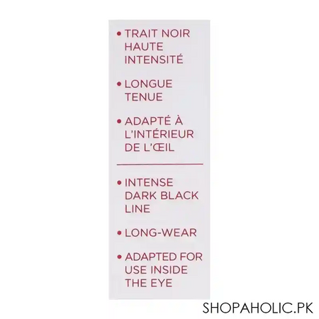 clarins paris crayon khol intense line eye pencil, 01 extreme black image3