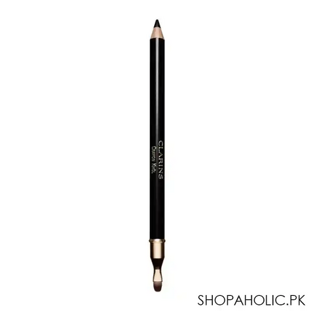 clarins paris crayon khol intense line eye pencil, 01 extreme black main image