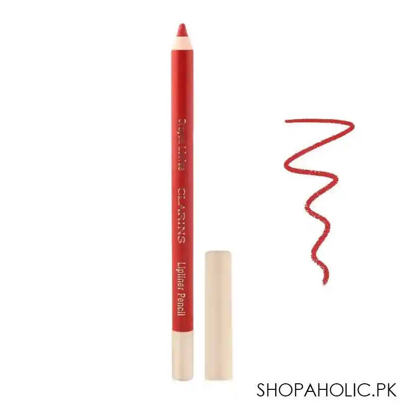 clarins paris crayon levres lipliner pencil, 06 red main image