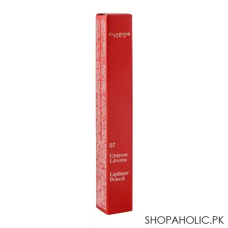 clarins paris crayon levres lipliner pencil, 07 plum image3