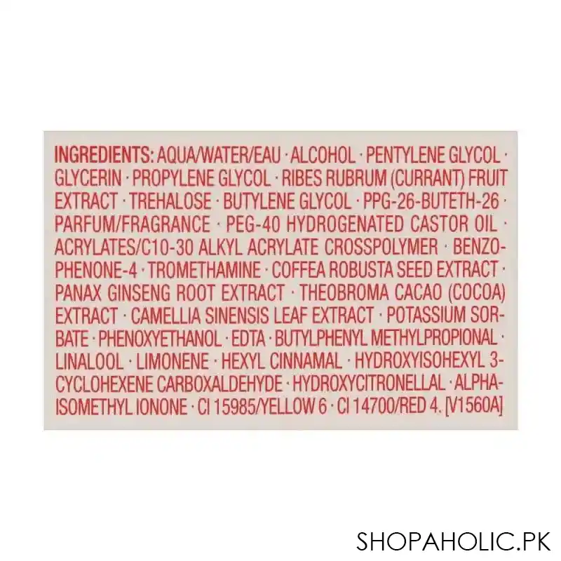 clarins paris daily energizer wake up booster, with green coffee & white tea extracts, 125ml image5