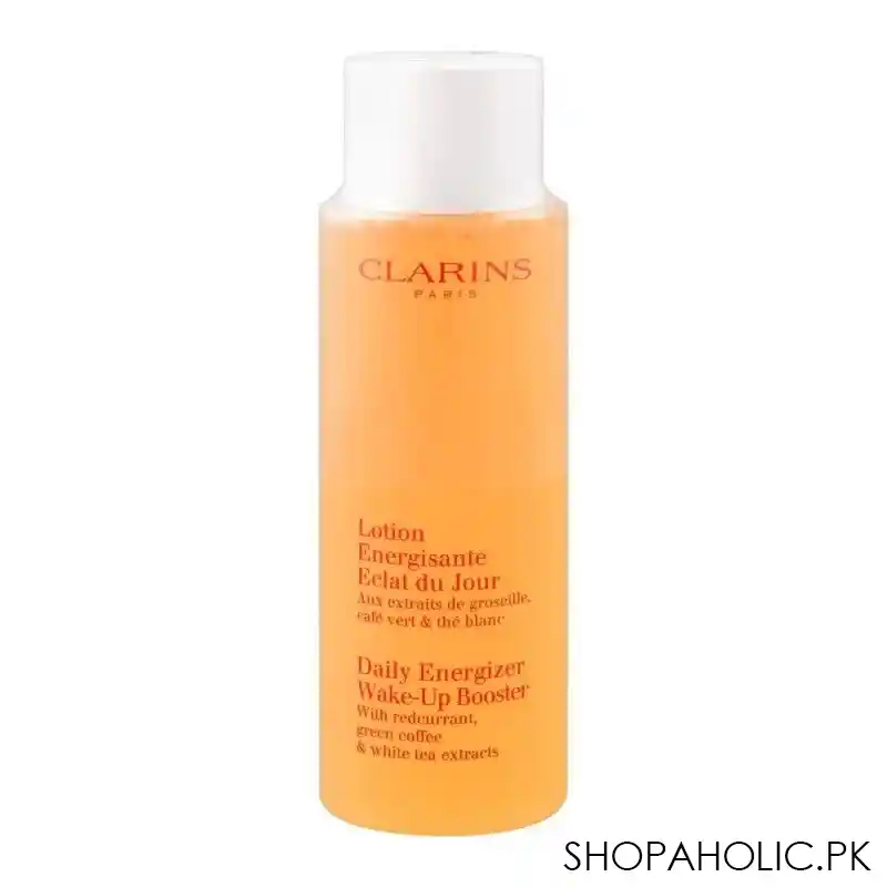 clarins paris daily energizer wake up booster, with green coffee & white tea extracts, 125ml main image