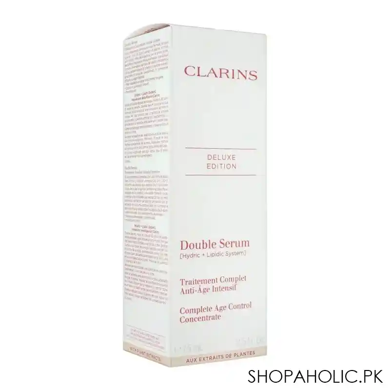 clarins paris double serum complete age control concentrate, 75ml image2