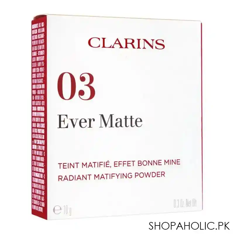 clarins paris ever matte radiant mattifying powder, 03 transparent warm image3