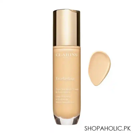 clarins paris everlasting long wearing & hydrating matte foundation, 100.5w cream main image
