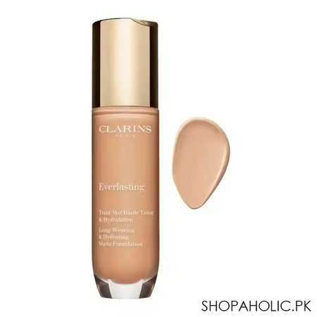 clarins paris everlasting long wearing & hydrating matte foundation, 107c beige main image