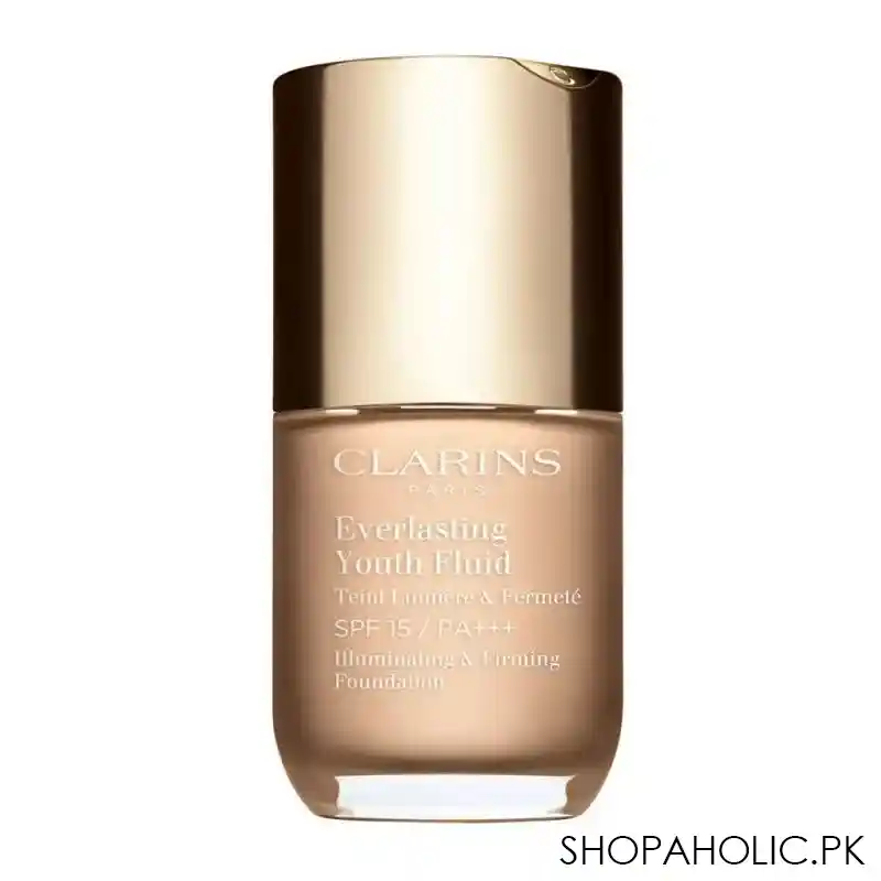 clarins paris everlasting youth fluid illuminating & firming foundation, 103 ivory main image