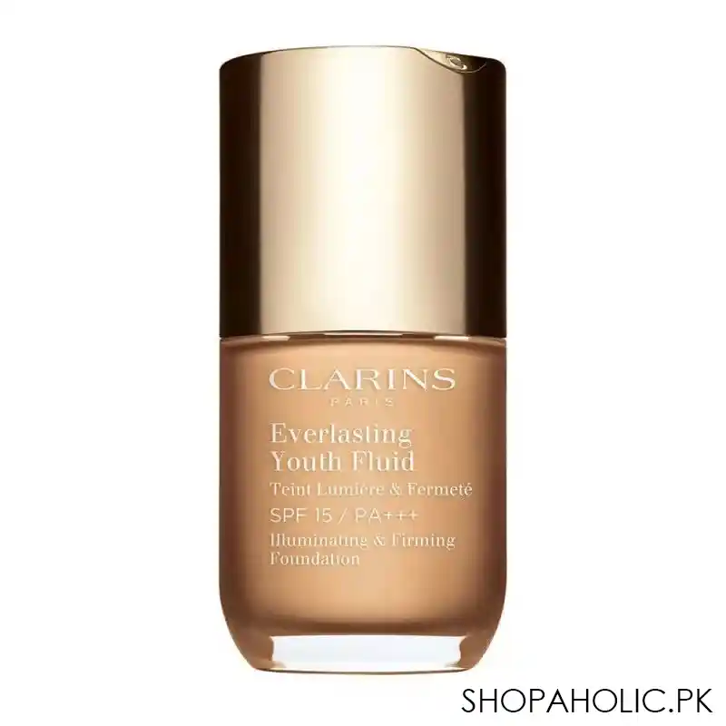 clarins paris everlasting youth fluid illuminating & firming foundation, 106 vanilla main image