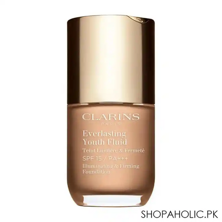 clarins paris everlasting youth fluid illuminating & firming foundation, 108 sand main image