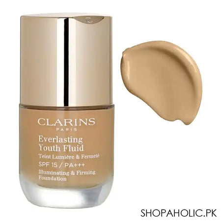 Clarins Paris Everlasting Youth Fluid Illuminating & Firming Foundation, 110 Honey - Image 5
