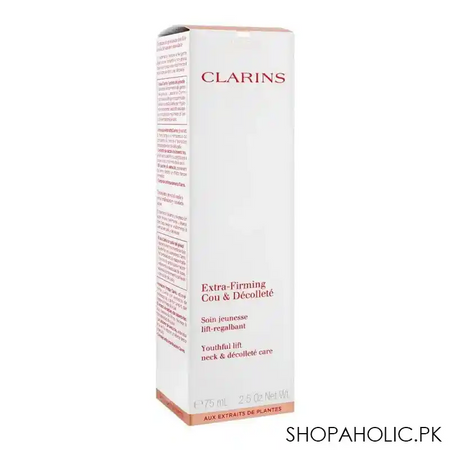 clarins paris extra firming youthful lift neck cream, 75ml image2