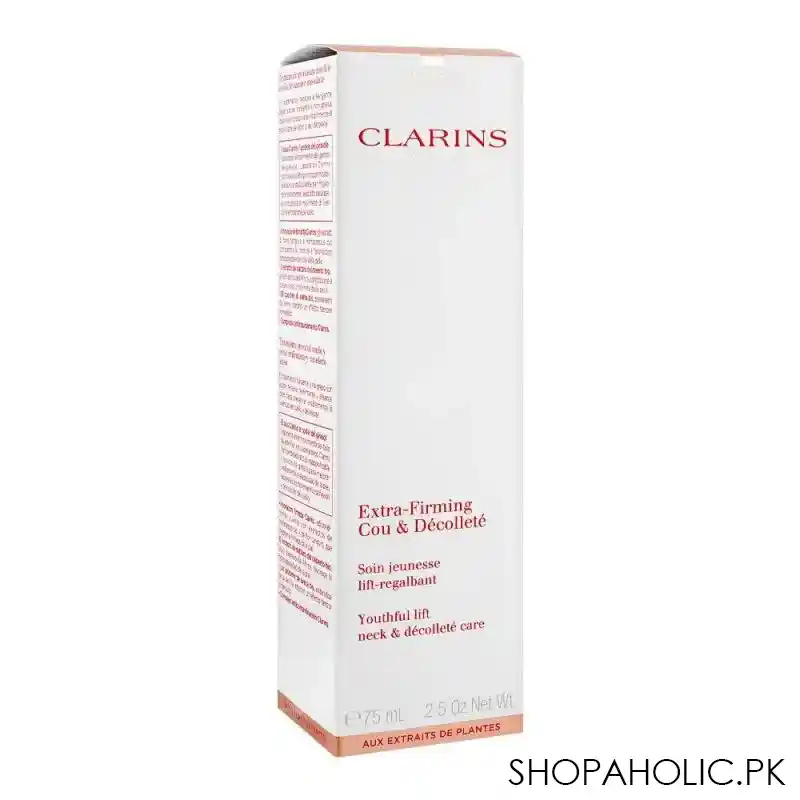 clarins paris extra firming youthful lift neck cream, 75ml image2