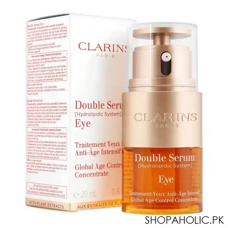 clarins paris global age control concentrate double serum eye, 20ml main image