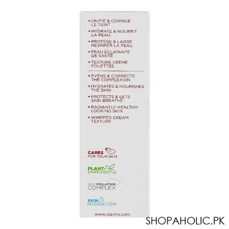 Clarins Paris Glow & Care Tinted Milky Boost Cream 02, 45ml - Image 2