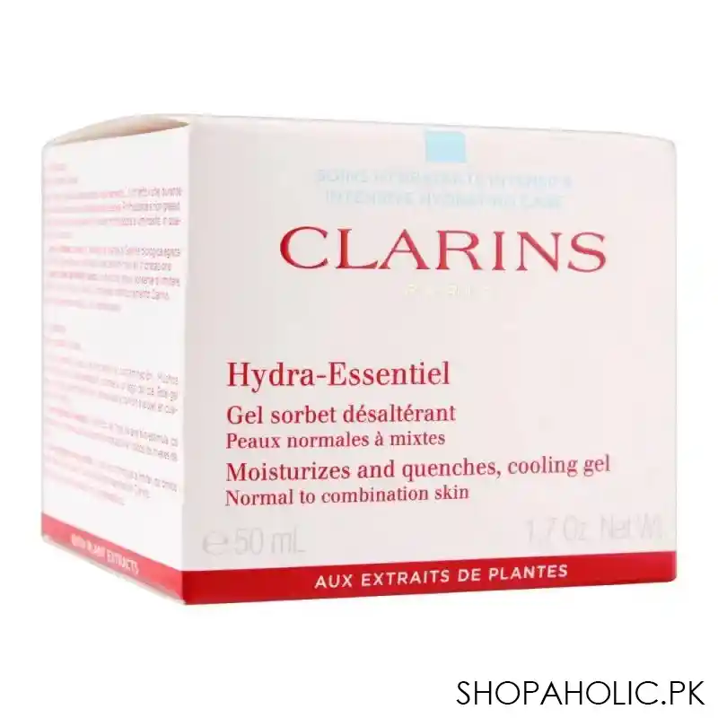 clarins paris hydra essentiel normal to combination skin cooling gel, 50ml image2