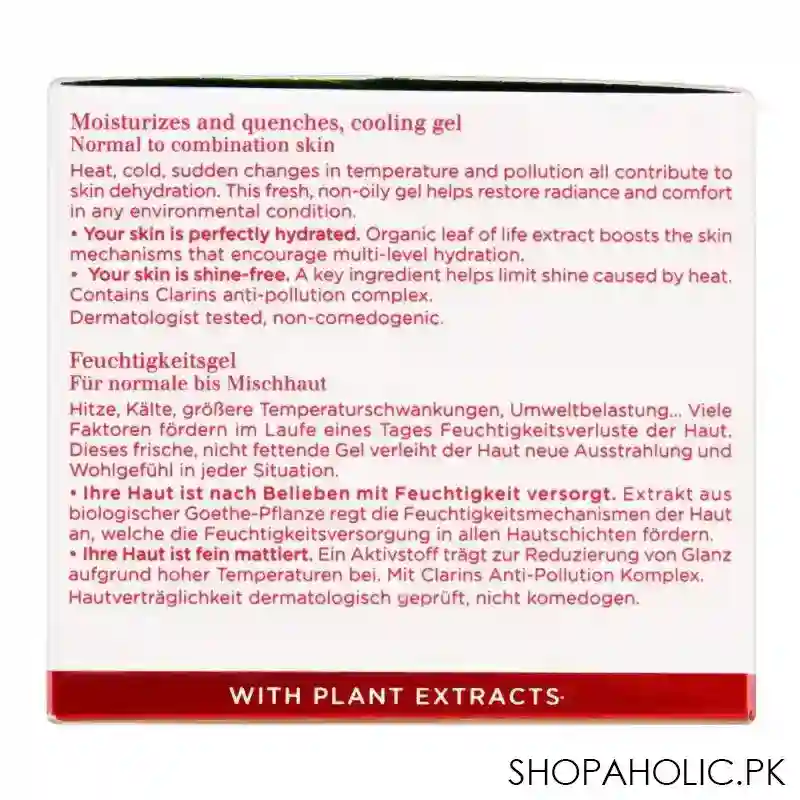 clarins paris hydra essentiel normal to combination skin cooling gel, 50ml image4