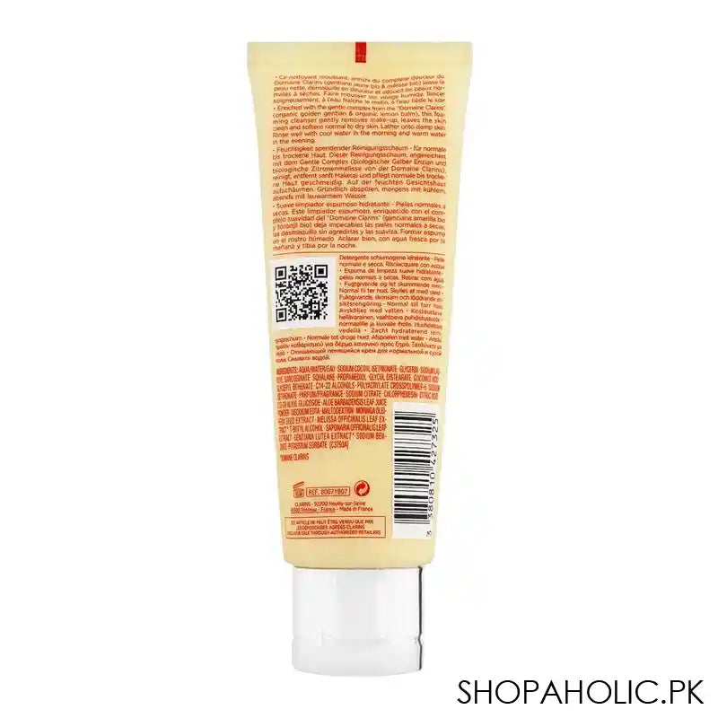 Clarins Paris Hydrating Gentle Anti-pollution Foaming Cleanser, 125ml - Image 2