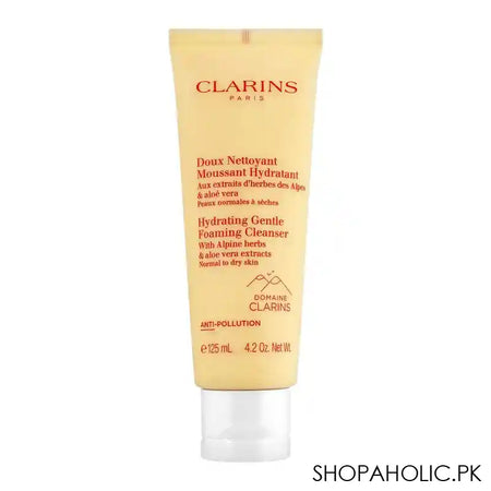 Clarins Paris Hydrating Gentle Anti-pollution Foaming Cleanser, 125ml - Main Image