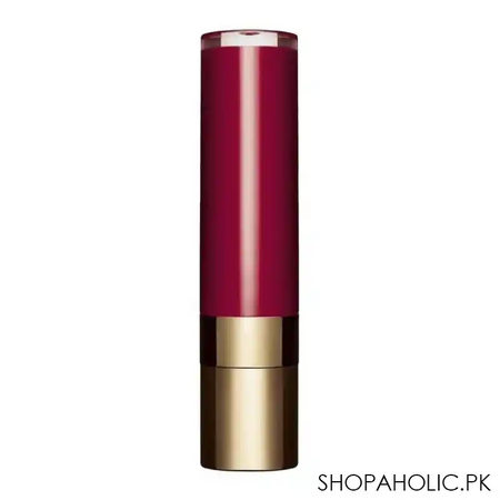 clarins paris joli rouge lacquer intense colour lip balm, 744l plum image2