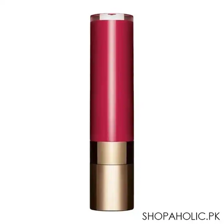 clarins paris joli rouge lacquer intense colour lip balm, 762l pop pink image2