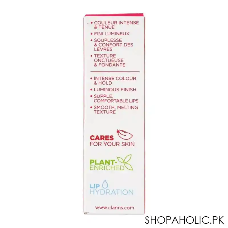clarins paris joli rouge moisturizing long wearing lipstick, 706 fig image3