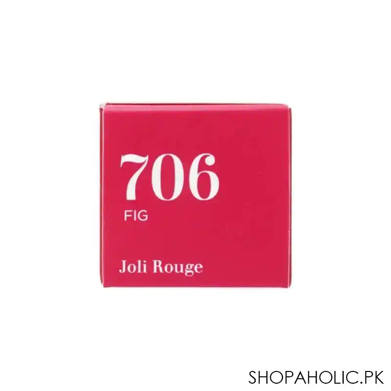 clarins paris joli rouge moisturizing long wearing lipstick, 706 fig image5