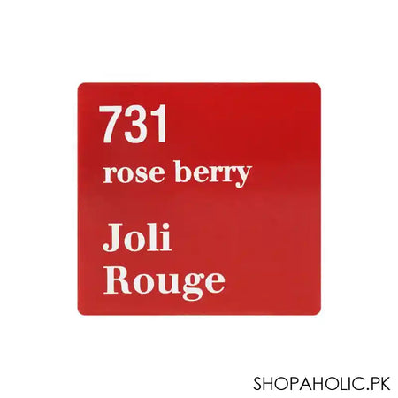 Clarins Paris Joli Rouge Moisturizing Long-Wearing Lipstick, 731 Rose Berry - Image 5