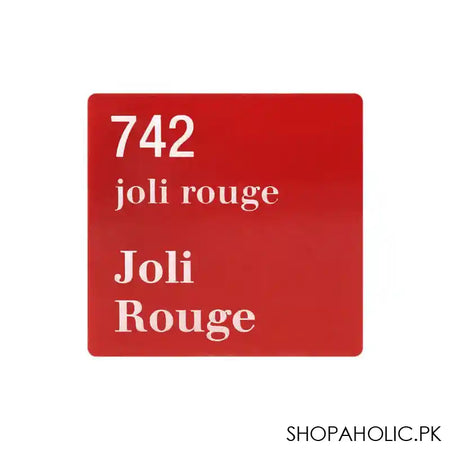 Clarins Paris Joli Rouge Moisturizing Long-Wearing Lipstick, 742 Joli Rouge - Image 2
