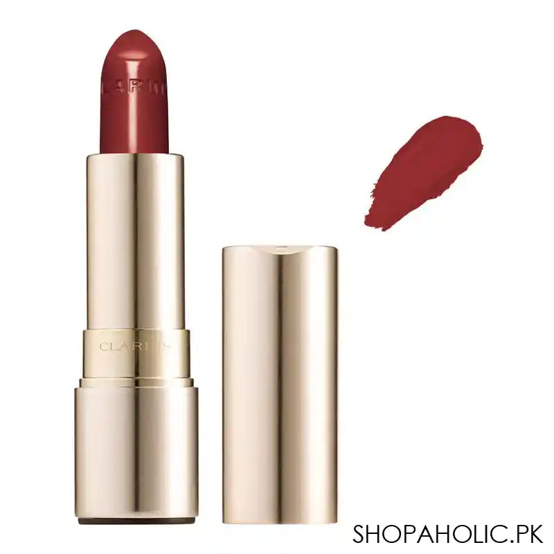 Clarins Paris Joli Rouge Moisturizing Long-Wearing Lipstick, Tenue Hydratation, 765 Burgundy Red - Main Image