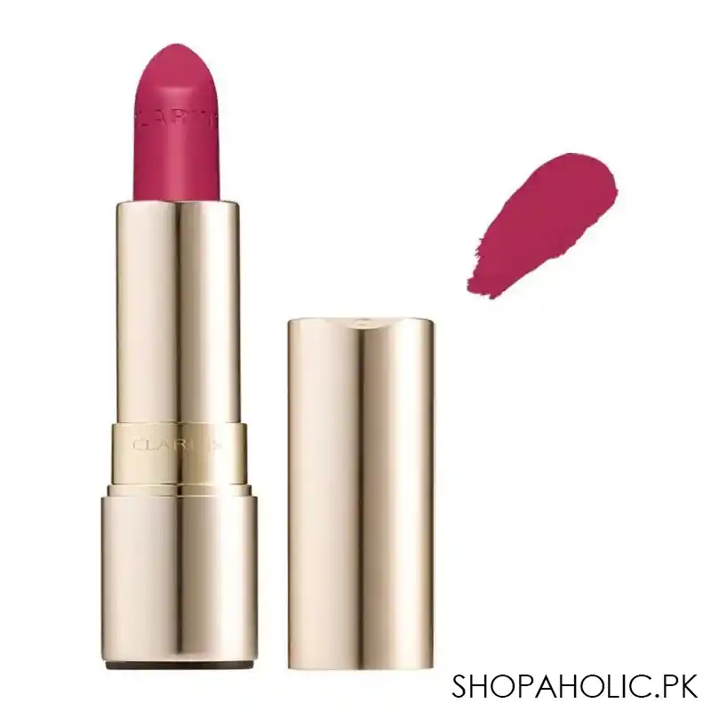 clarins paris joli rouge velvet matte & moisturizing long wearing lipstick, 723v raspberry main image