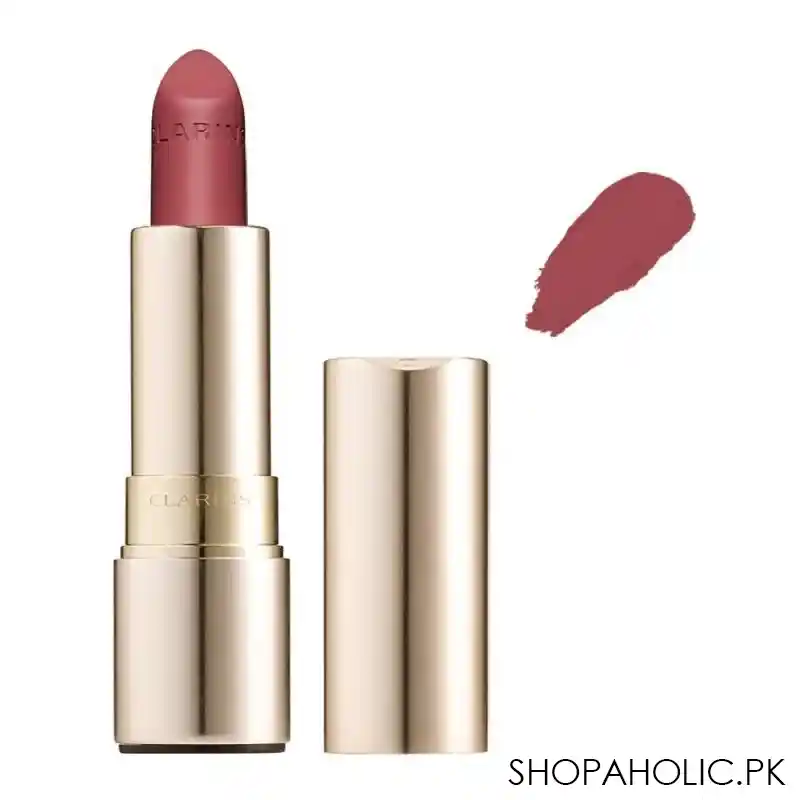clarins paris joli rouge velvet matte & moisturizing long wearing lipstick, 752v rosewood main image