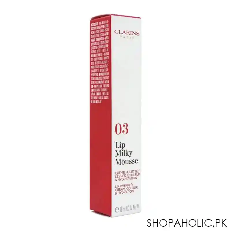 clarins paris lip milky mousse, 03 milky pink image2