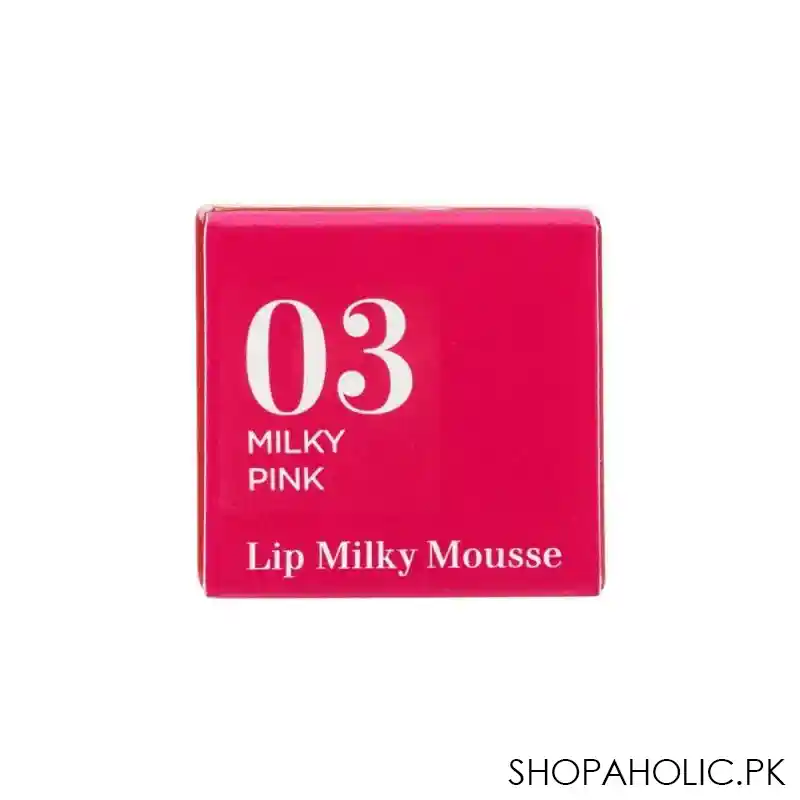 clarins paris lip milky mousse, 03 milky pink image5