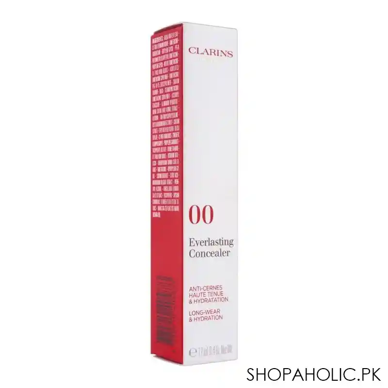 clarins paris long wear & hydration everlasting concealer, 00 very light image2