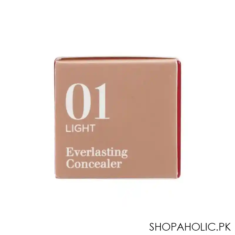 clarins paris long wear & hydration everlasting concealer, 01 light image5