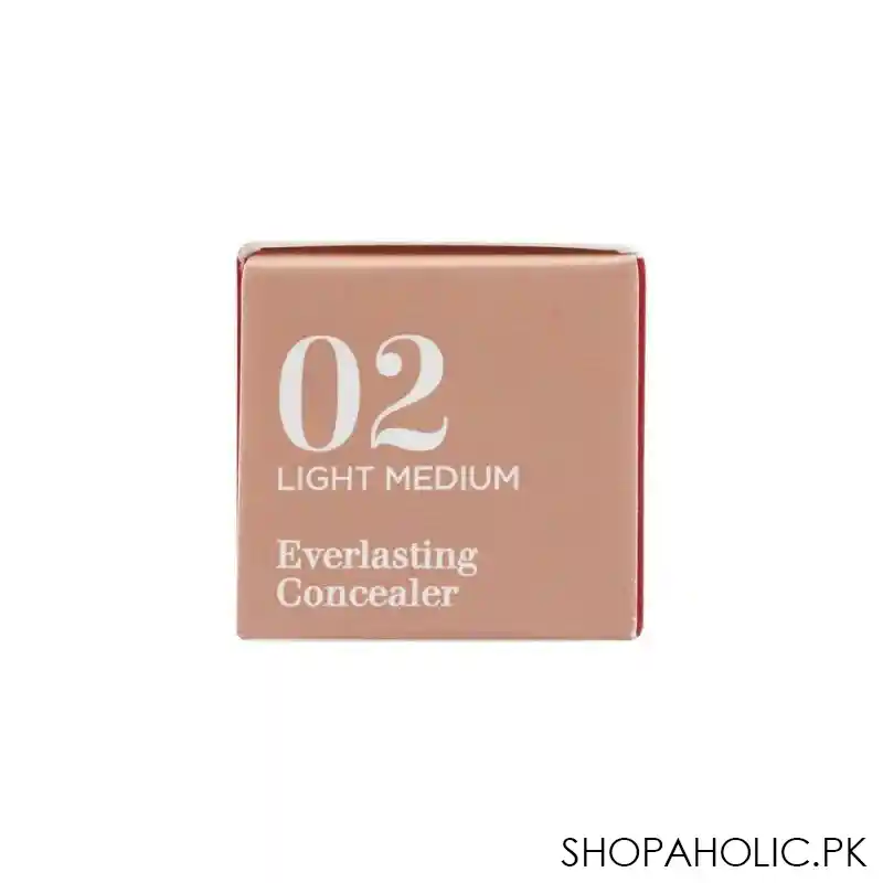 clarins paris long wear & hydration everlasting concealer, 02 light medium image5