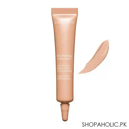 clarins paris long wear & hydration everlasting concealer, 02 light medium main image