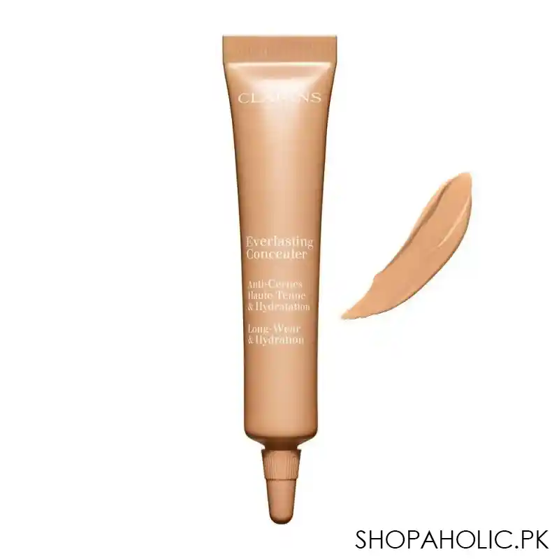 clarins paris long wear & hydration everlasting concealer, 03 medium deep main image