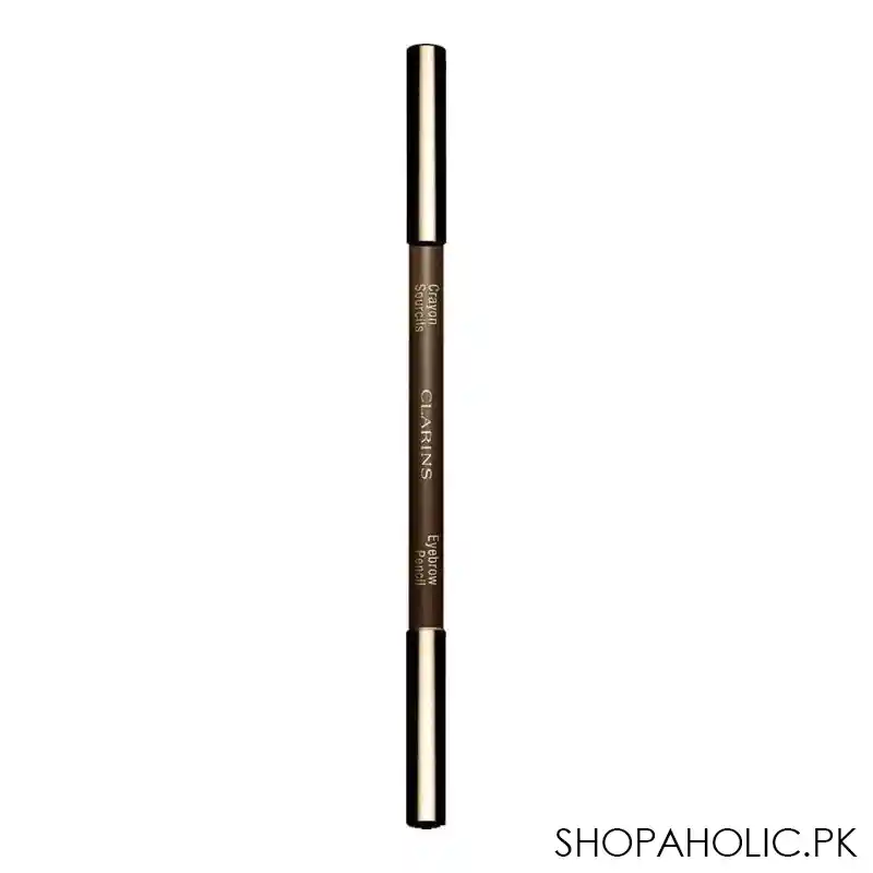 clarins paris long wearing eyebrow pencil, 02 light brown image2