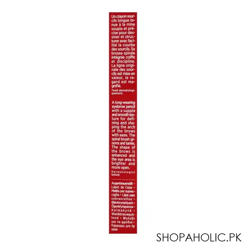 clarins paris long wearing eyebrow pencil, 02 light brown image4
