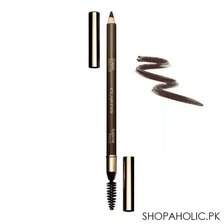 clarins paris long wearing eyebrow pencil, 02 light brown main image