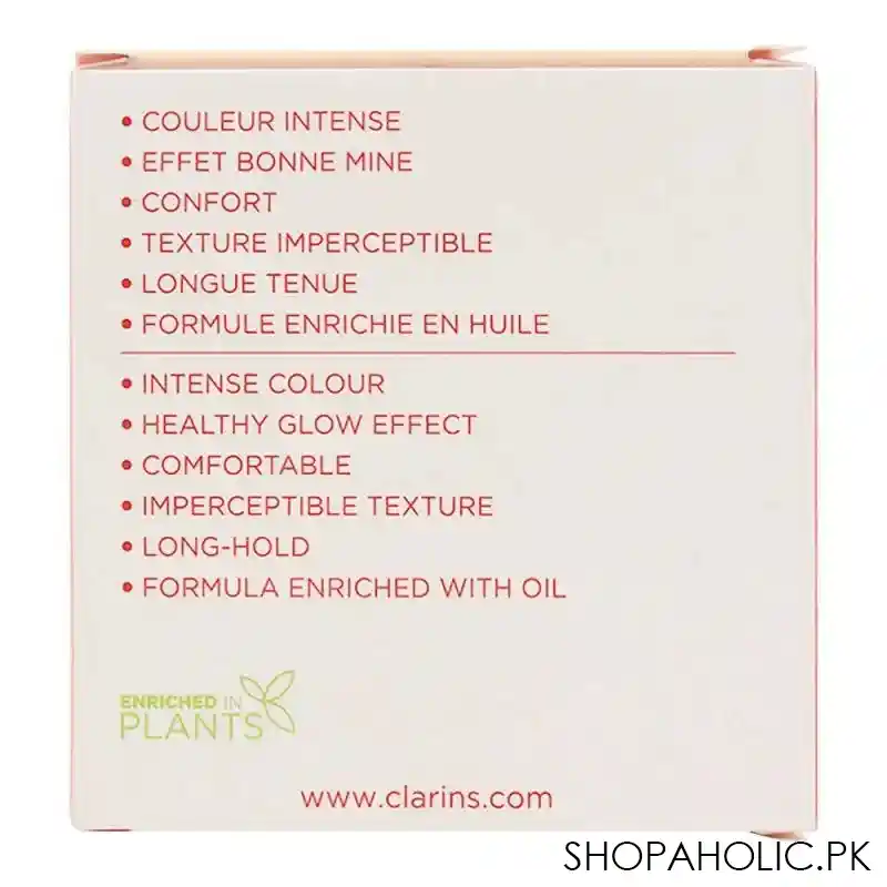 clarins paris long wearing joli blush, 02 cheeky pink image5