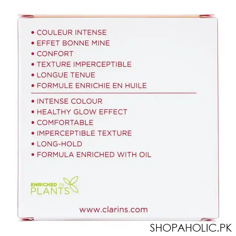 clarins paris long wearing joli blush, 04 cheeky purple image4