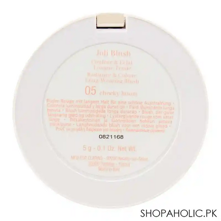 clarins paris long wearing joli blush, 05 cheeky boum image3