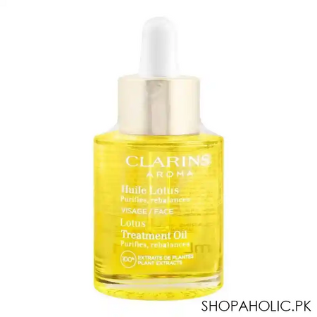 clarins paris lotus treatment oil, combination or oily skin, 30ml main image