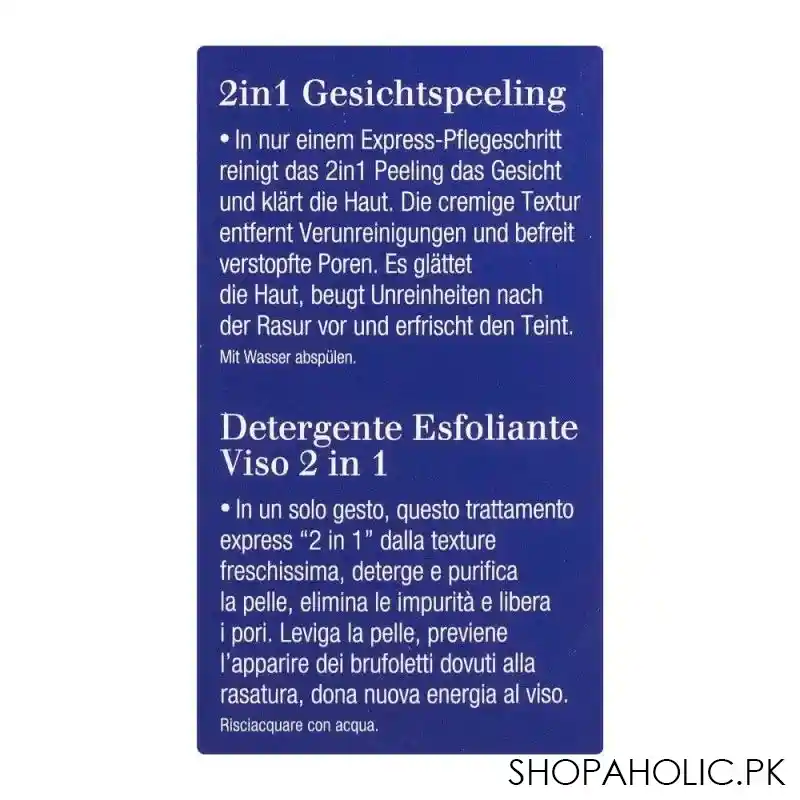 clarins paris men exfoliating 2 in 1 cleanser, purifant deep cleanser, 125ml image3