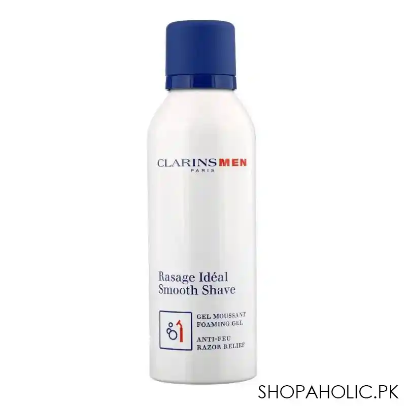 clarins paris men smooth shave foaming gel, 150ml main image