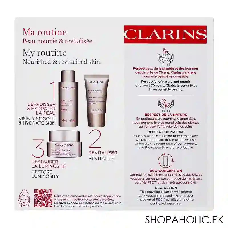 Clarins Paris Mes Essentials, Nutrition & Vitalite Set - Image 3